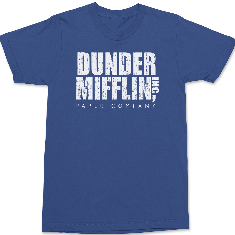 Dunder Mifflin Paper Company T-shirt Tees Text - The Office - Tv Show –  Textual Tees
