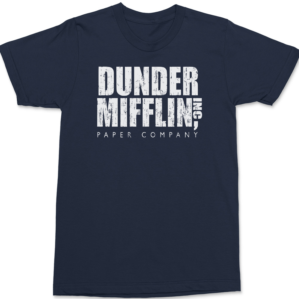 Dunder Mifflin Paper Company T-Shirt Navy