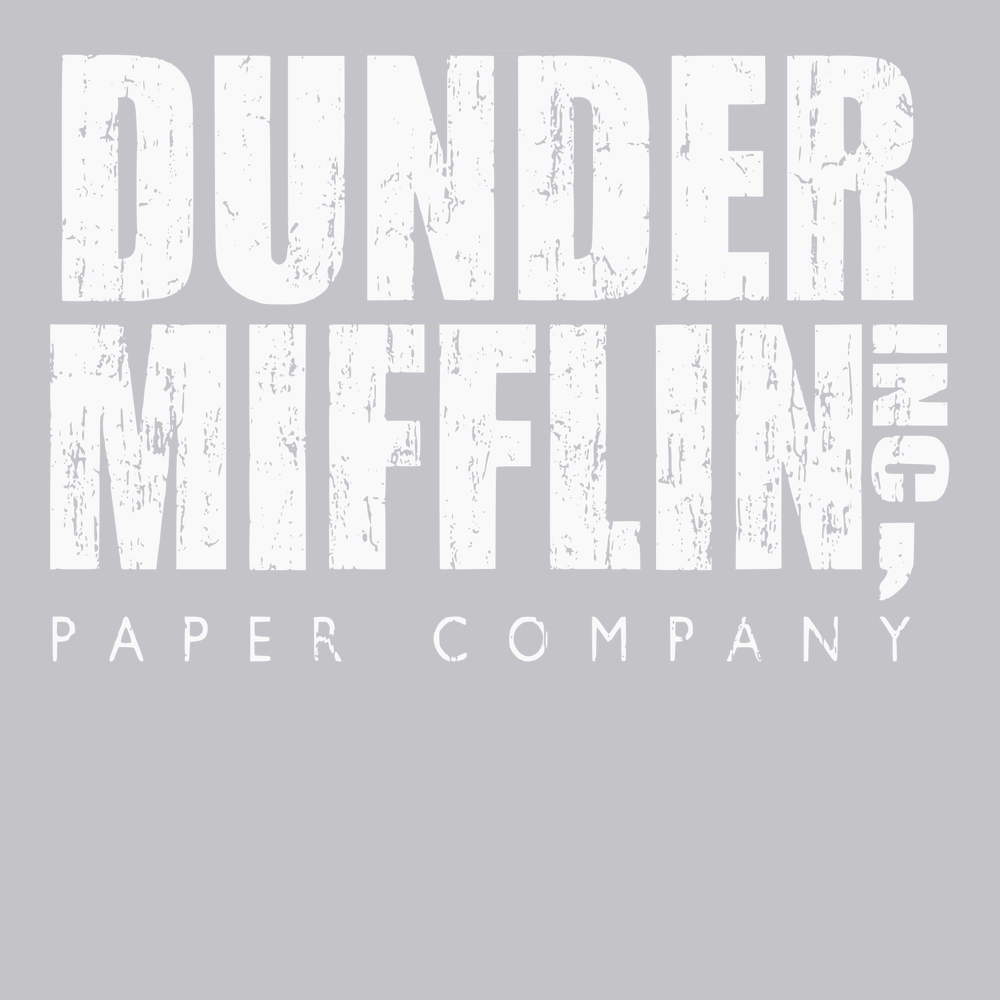 Dunder Mifflin Paper Company T-Shirt SILVER