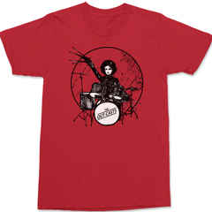 Edward Drummer Hands T-Shirt RED
