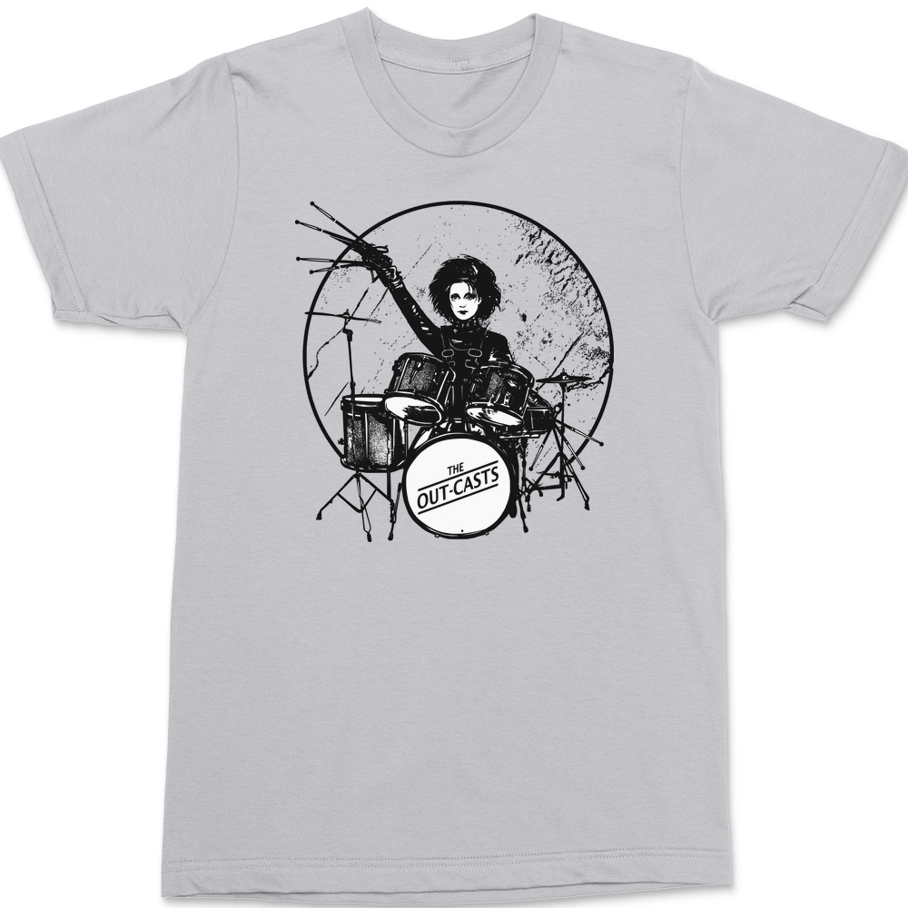 Edward Drummer Hands T-Shirt SILVER