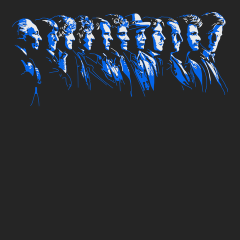 Eleven Doctors T-Shirt BLACK