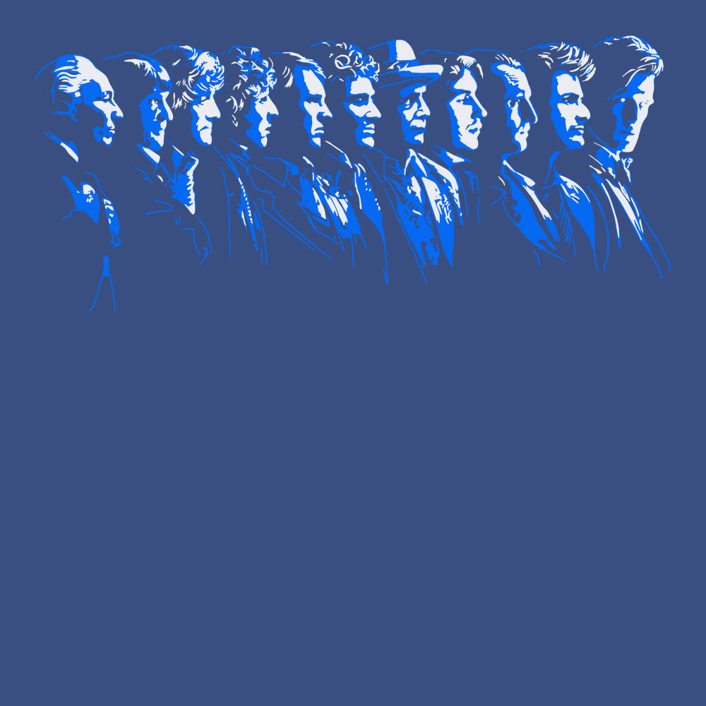 Eleven Doctors T-Shirt BLUE