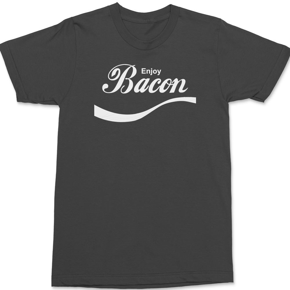 Enjoy Bacon T-Shirt CHARCOAL