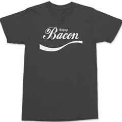 Enjoy Bacon T-Shirt CHARCOAL