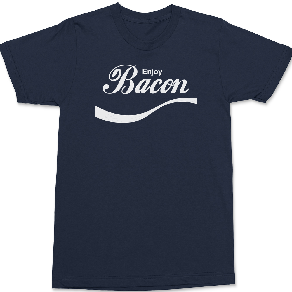 Enjoy Bacon T-Shirt NAVY