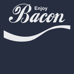 Enjoy Bacon T-Shirt NAVY