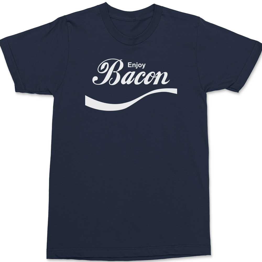 Enjoy Bacon T-Shirt Navy