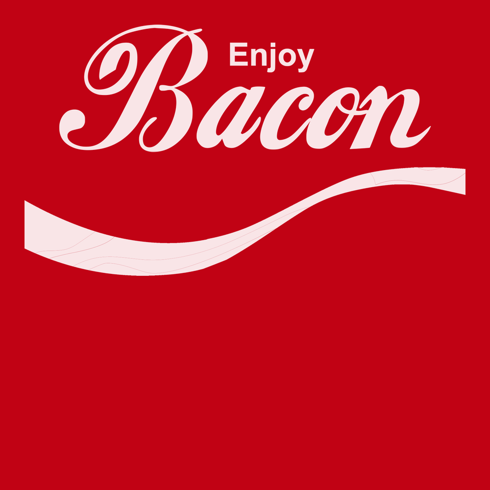 Enjoy Bacon T-Shirt RED