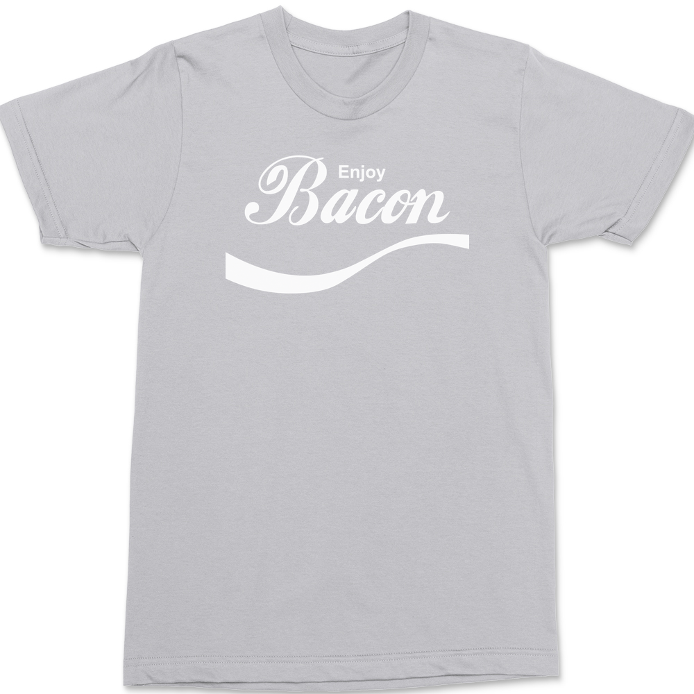 Enjoy Bacon T-Shirt SILVER