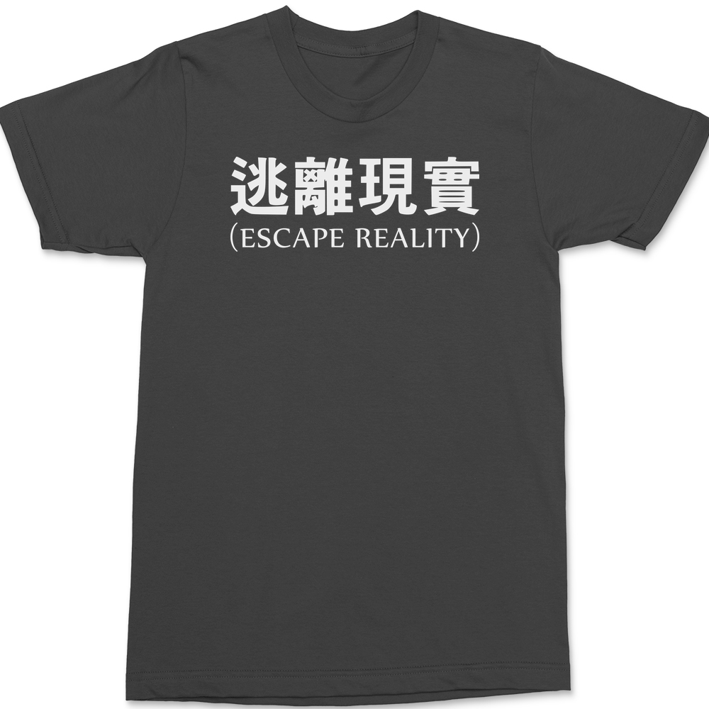 Escape Reality T-Shirt CHARCOAL