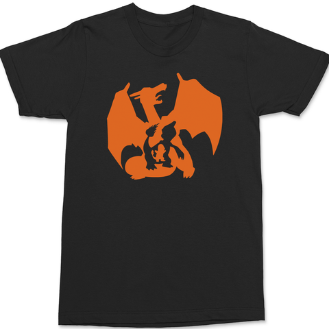 Evolution of Charmander T-Shirt BLACK