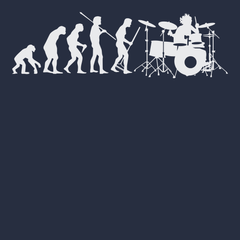 Evolution of a Drummer T-Shirt NAVY