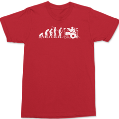 Evolution of a Drummer T-Shirt RED