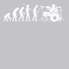 Evolution of a Drummer T-Shirt SILVER