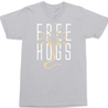 Face hugger Free Hugs T-Shirt SILVER