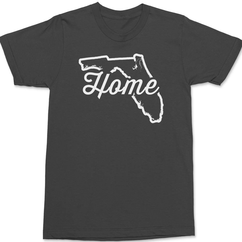 Florida Home T-Shirt CHARCOAL