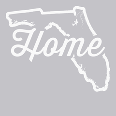 Florida Home T-Shirt SILVER