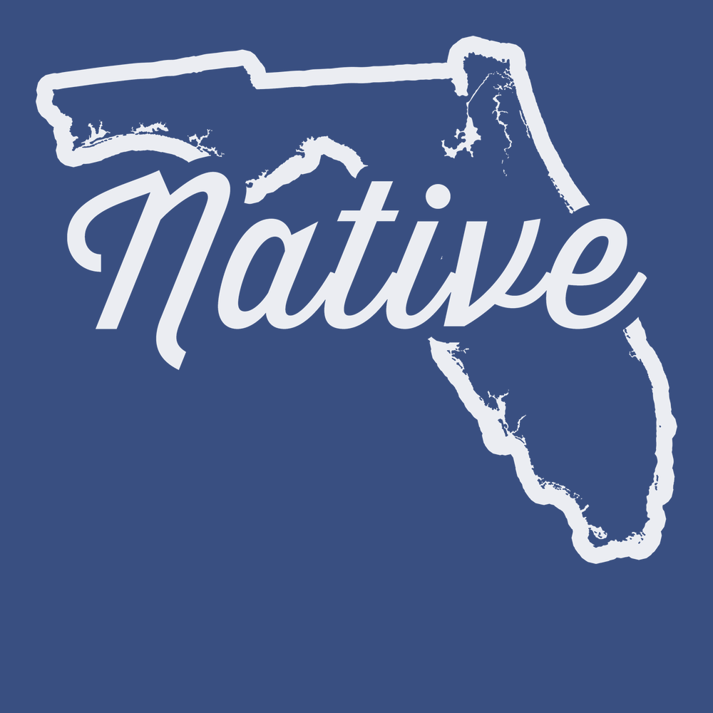Florida Native T-Shirt BLUE