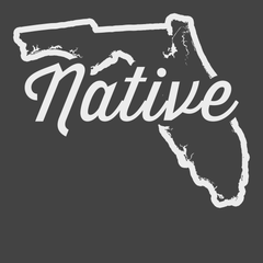 Florida Native T-Shirt CHARCOAL