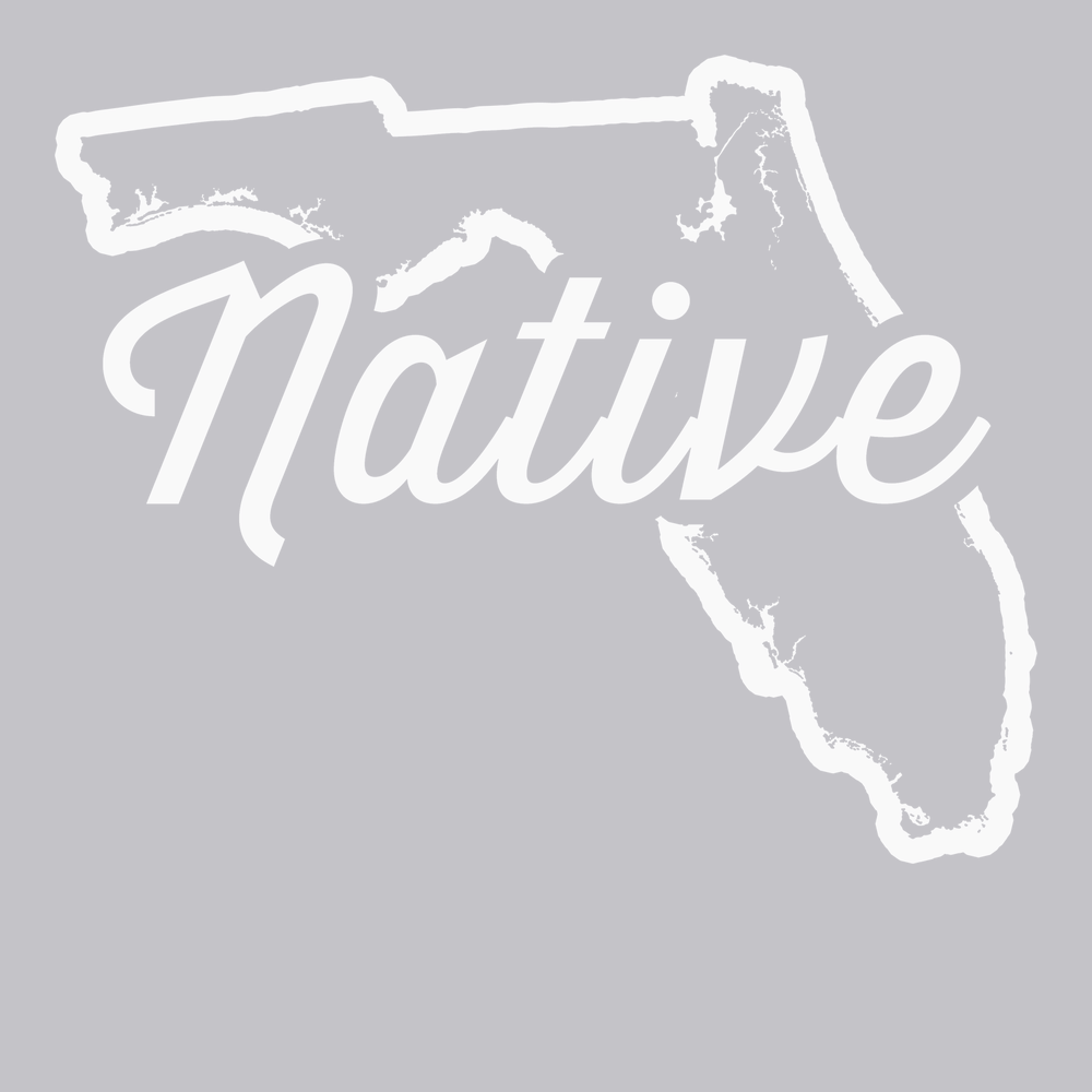 Florida Native T-Shirt SILVER