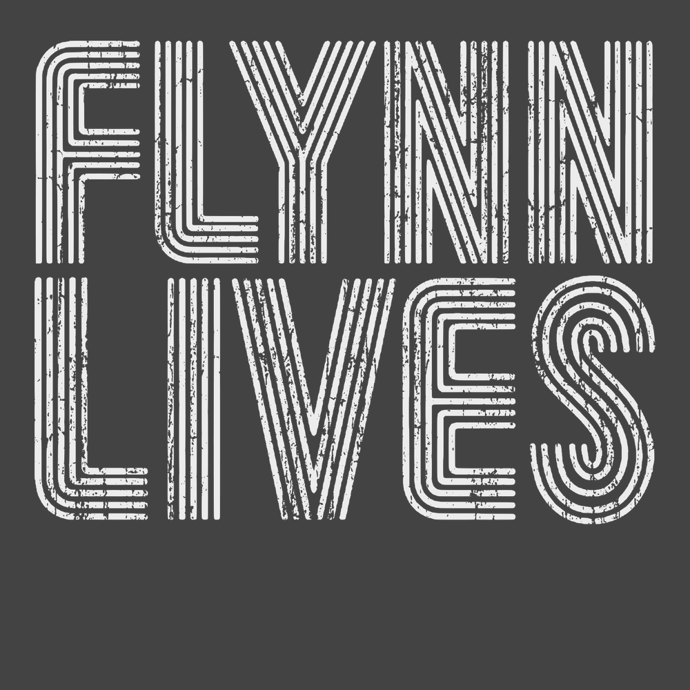 Flynn Lives T-Shirt CHARCOAL