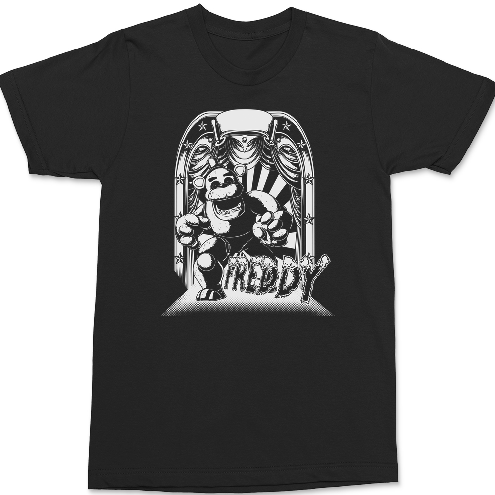 Freddy FNAF T-Shirt BLACK