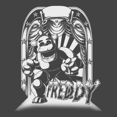 Freddy FNAF T-Shirt CHARCOAL
