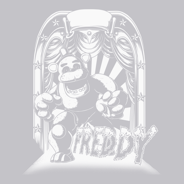 Freddy FNAF T-Shirt SILVER