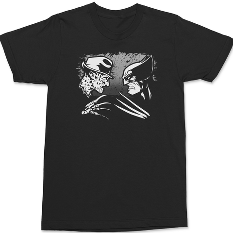Freddy VS Wolverine T-Shirt BLACK