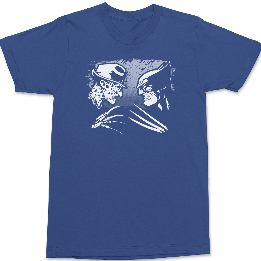 Freddy VS Wolverine T-Shirt BLUE