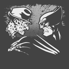 Freddy VS Wolverine T-Shirt CHARCOAL