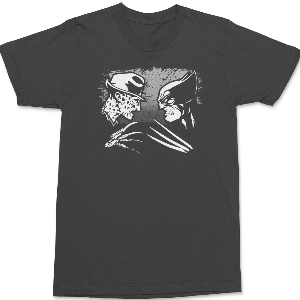 Freddy VS Wolverine T-Shirt CHARCOAL