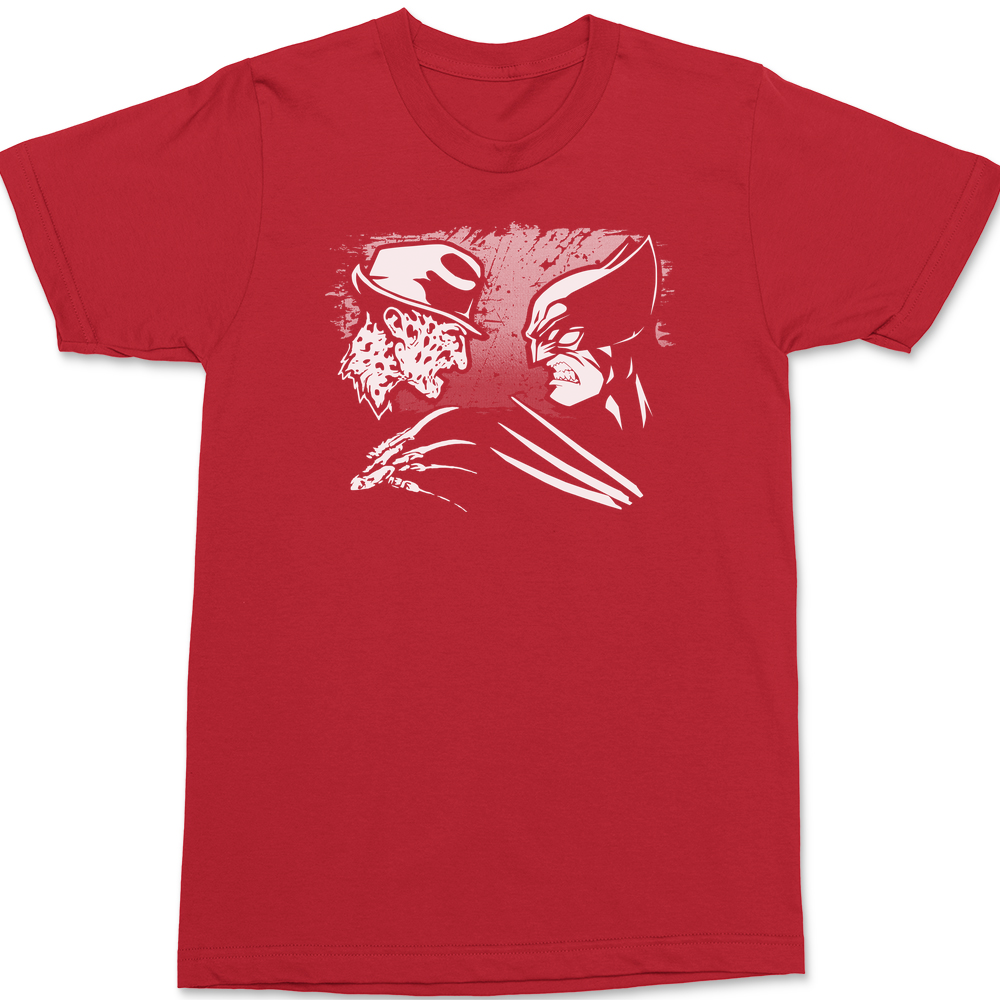 Freddy VS Wolverine T-Shirt RED