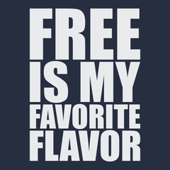 Free Is My Favorite Flavor T-Shirt NAVY