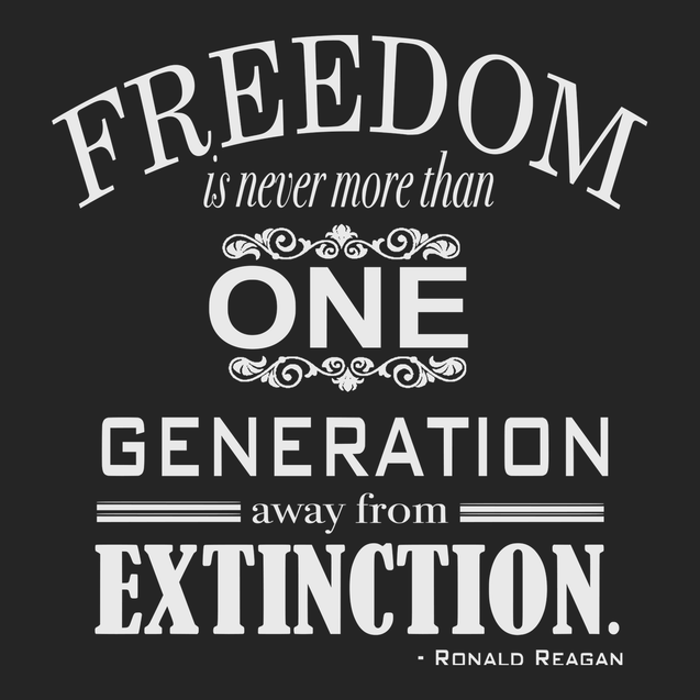 Freedom Extinction T-Shirt BLACK