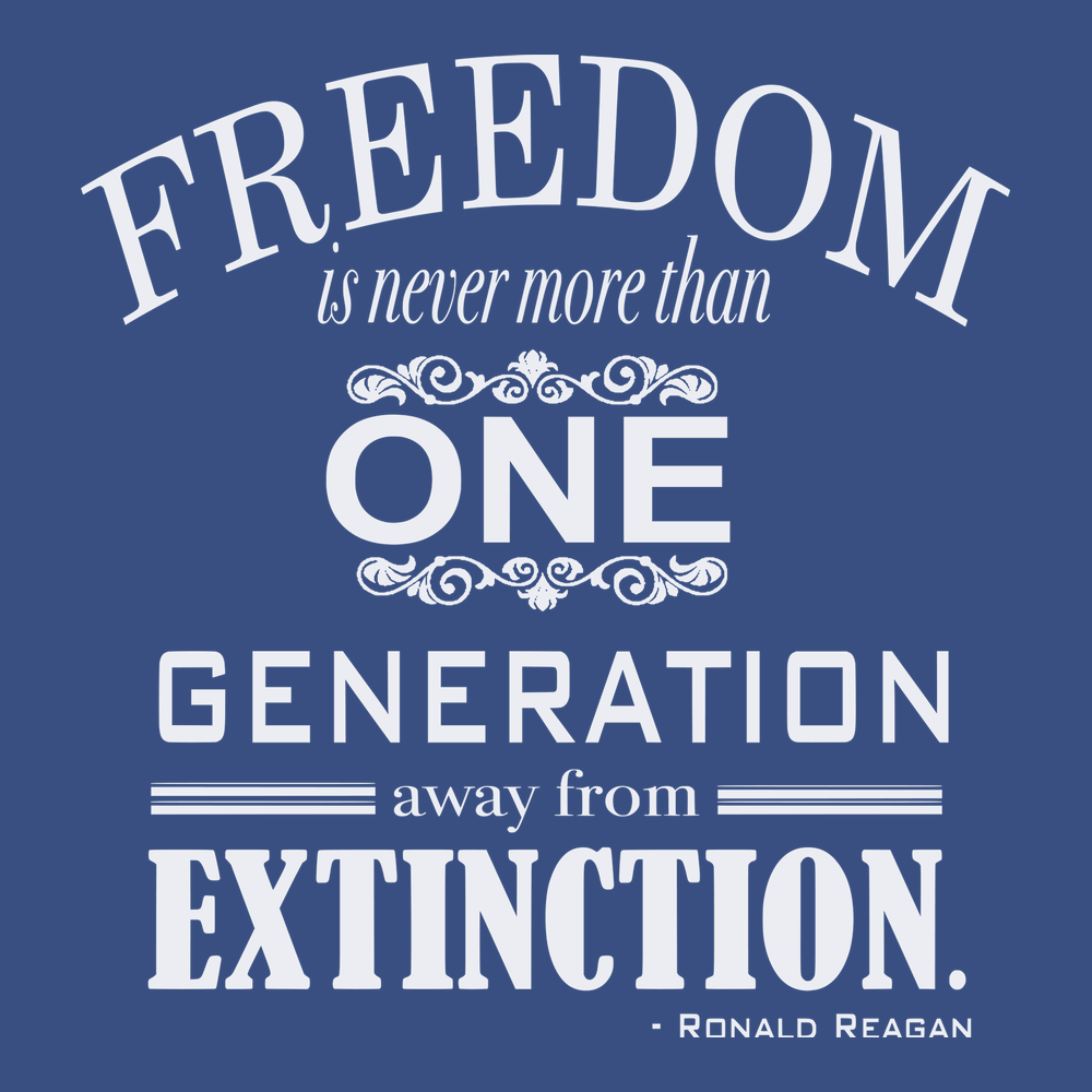Freedom Extinction T-Shirt BLUE