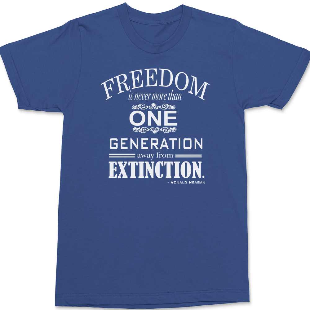 Freedom Extinction T-Shirt BLUE