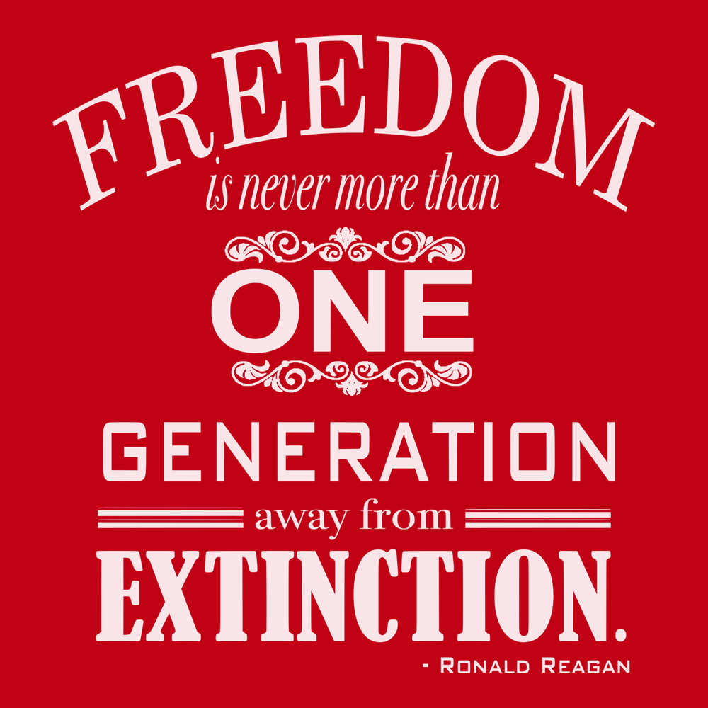 Freedom Extinction T-Shirt RED