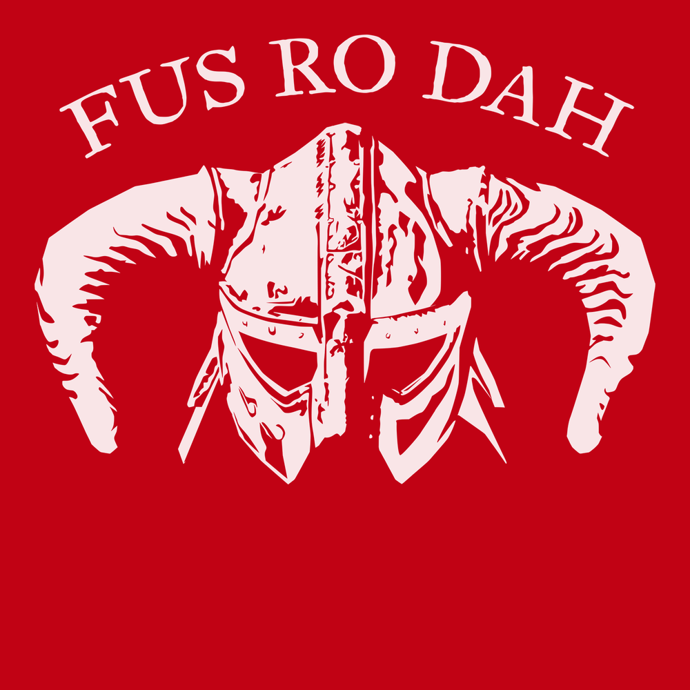 Fus Ro Dah T-Shirt RED