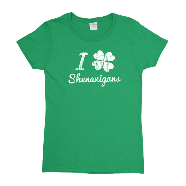 I Clover Shenanigans T-Shirt - Textual Tees