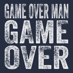 Game Over Man Game Over T-Shirt NAVY
