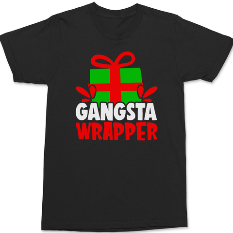 Gangsta Wrapper T-Shirt BLACK