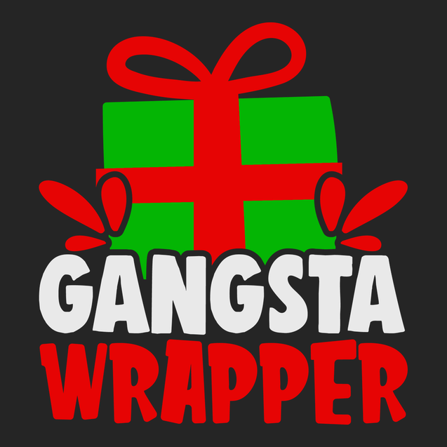 Gangsta Wrapper T-Shirt BLACK