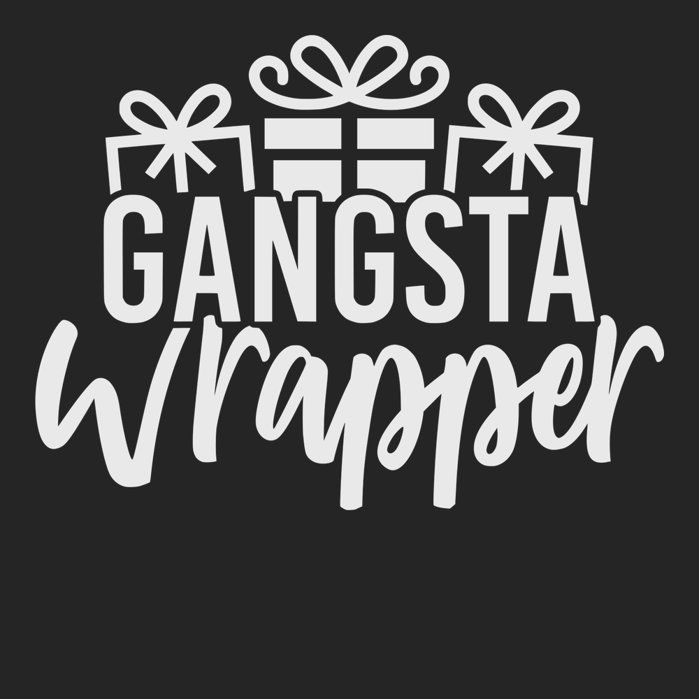 Gangsta Wrapper T-Shirt BLACK