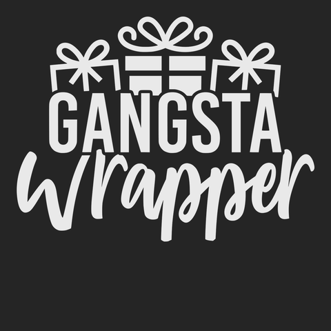 Gangsta Wrapper T-Shirt BLACK