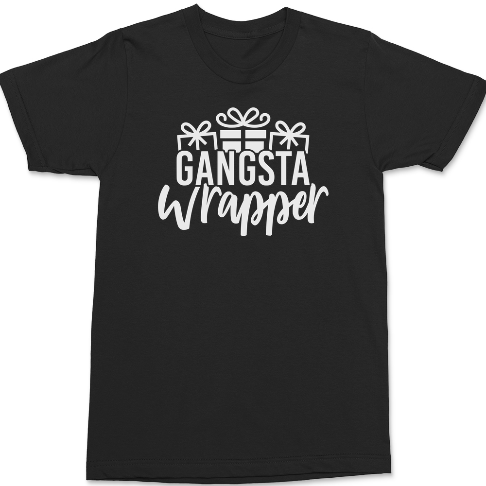 Gangsta Wrapper T-Shirt BLACK