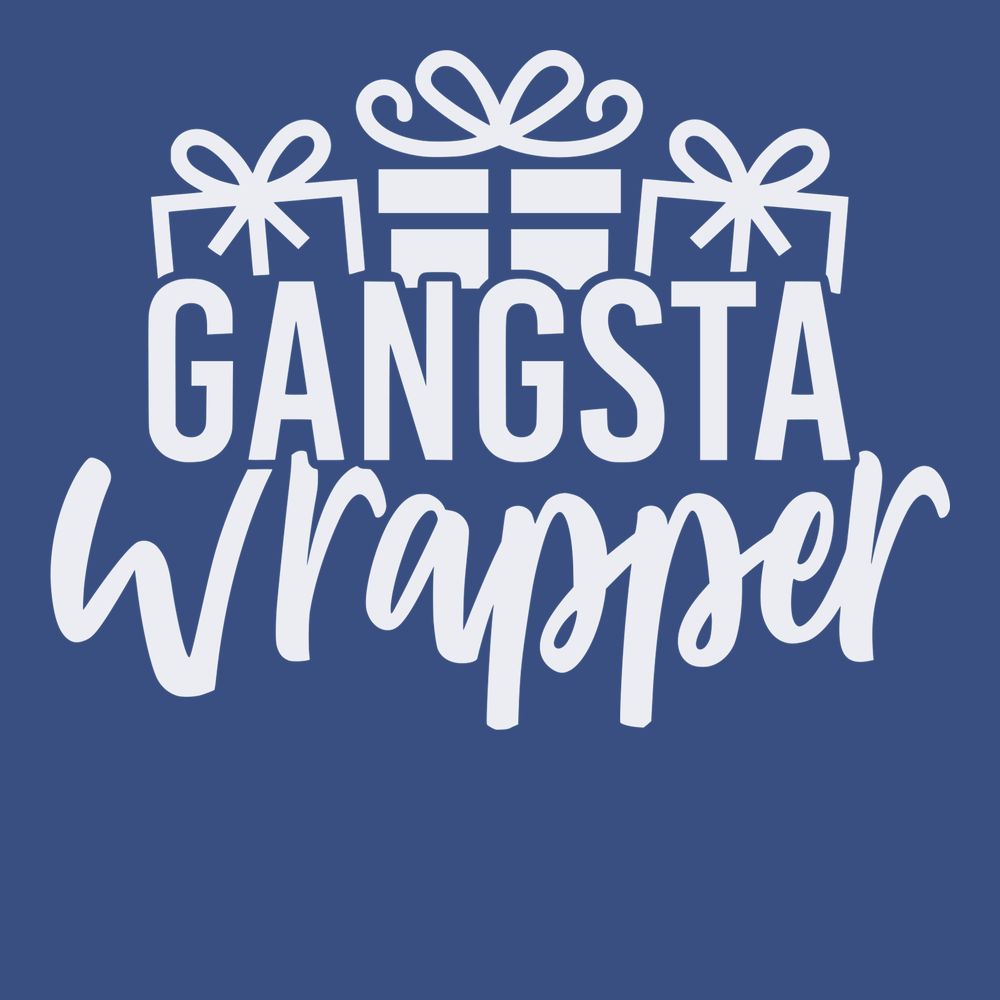 Gangsta Wrapper T-Shirt BLUE