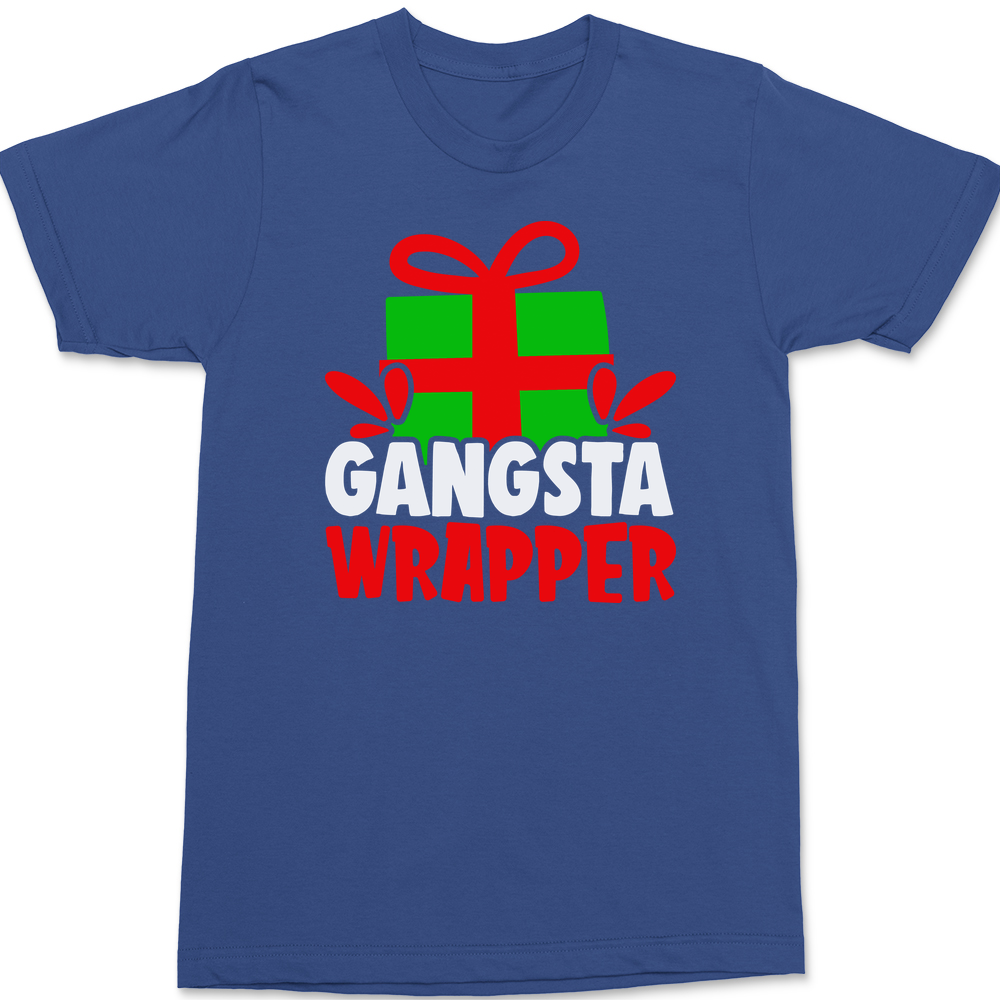 Gangsta Wrapper T-Shirt BLUE