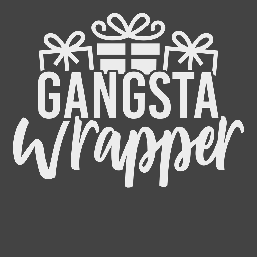 Gangsta Wrapper T-Shirt CHARCOAL